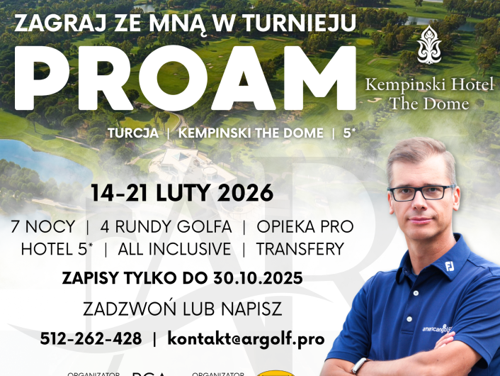 Turniej PGA Polska ProAm w Turcji - ZAGRAJ Z NASZYM PRO!